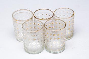 GLAS, 5 stycken, 1800-talets början.