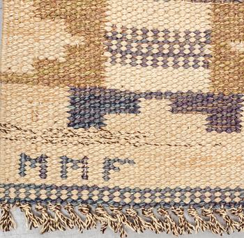 Märta Måås-Fjetterström, matto, "Rutmattan", flat weave, ca 290,5-294,5 x 200-203 cm, signed MMF.