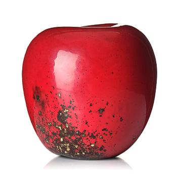 Hans Hedberg, a faience sculpture of an apple, Biot  France.