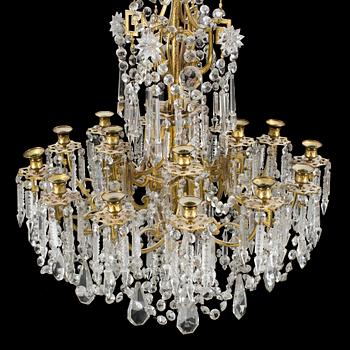 An oscarian chandelier late 19th century.