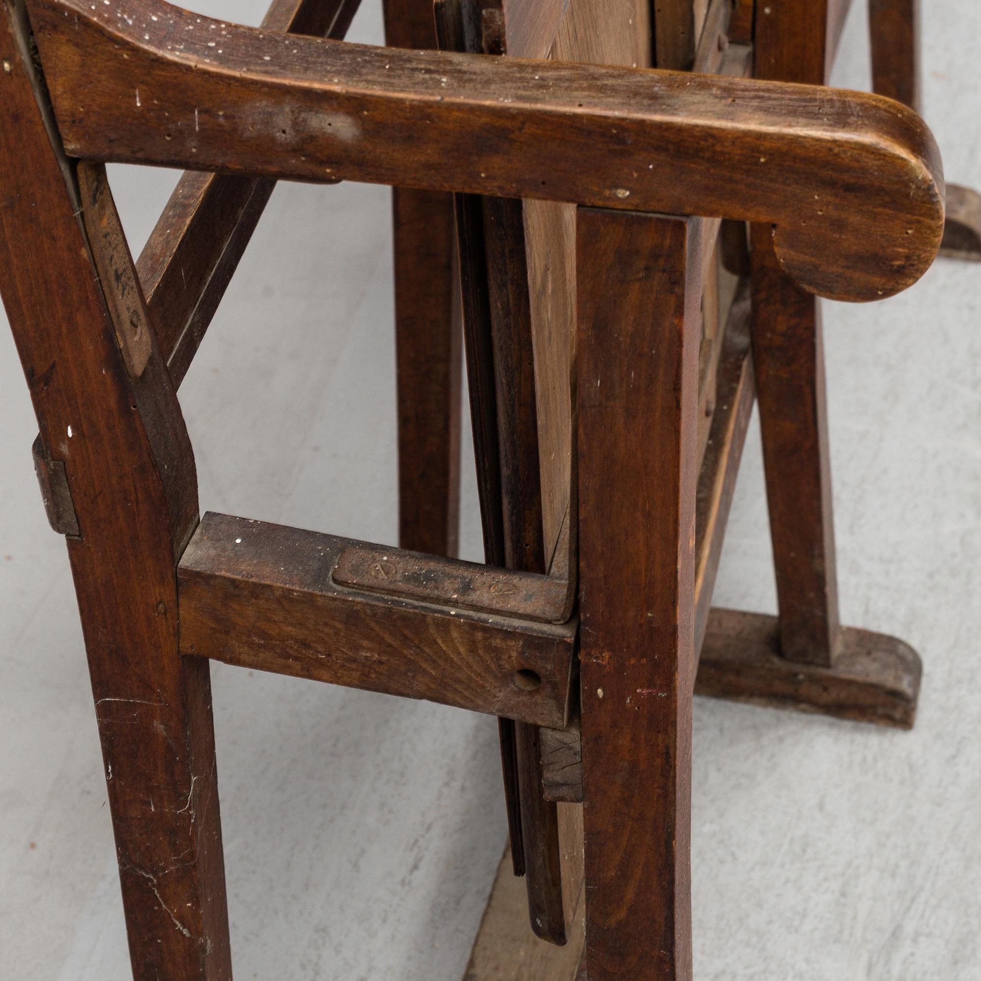 A pair of benches from the early 20th century.