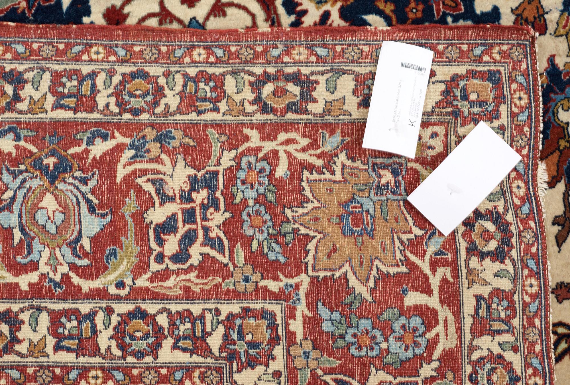 SEMIANTIK ISFAHAN. 229 x 145,5 cm.