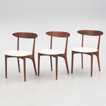 Kurt Østervig, three "Skagen" chairs, Brande Møbelfabrik, Danmark,.