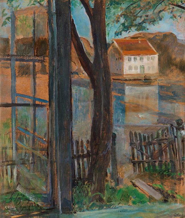 Christian Krohg, "Gjennem vindrutet" (Genom fönstret).