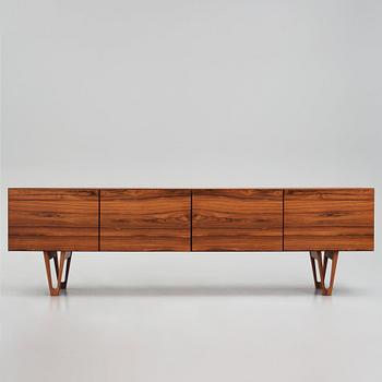 Ib Kofod Larsen, a rosewood sideboard, Seffle, Sweden 1960s.