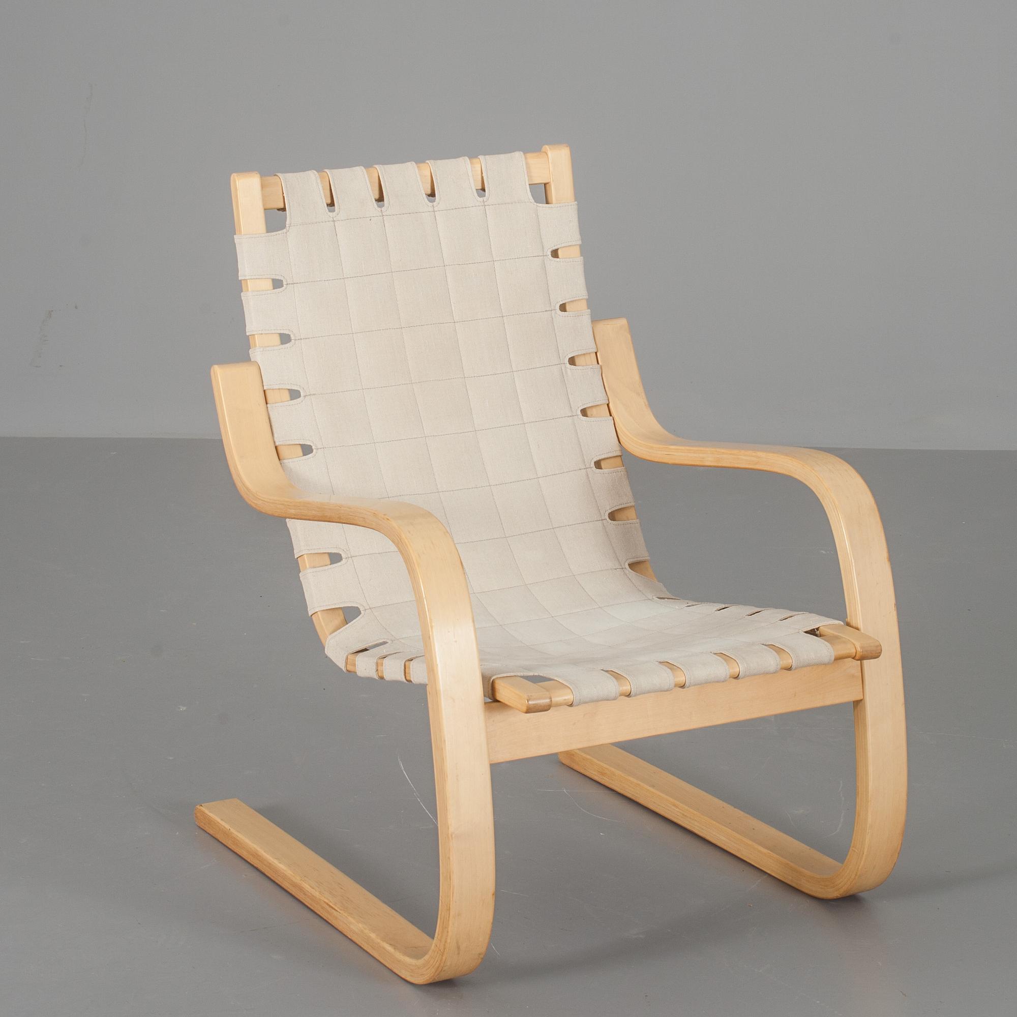 FÅTÖLJ, modell 406, Alvar Aalto, Artek.
