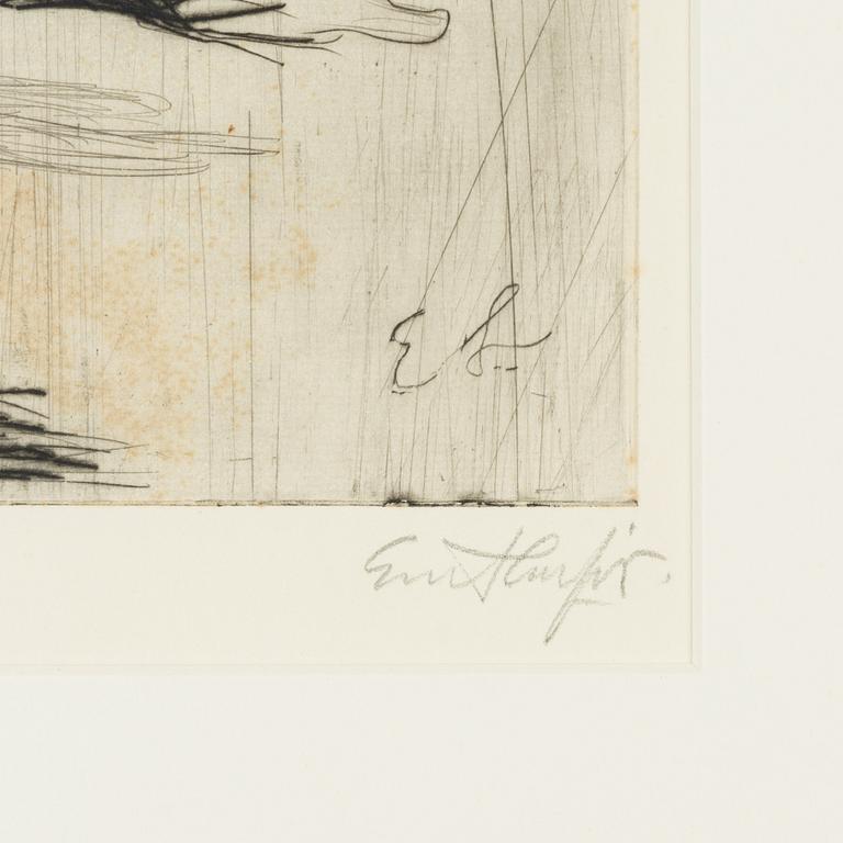 Evert Lundquist, Seated Figure.