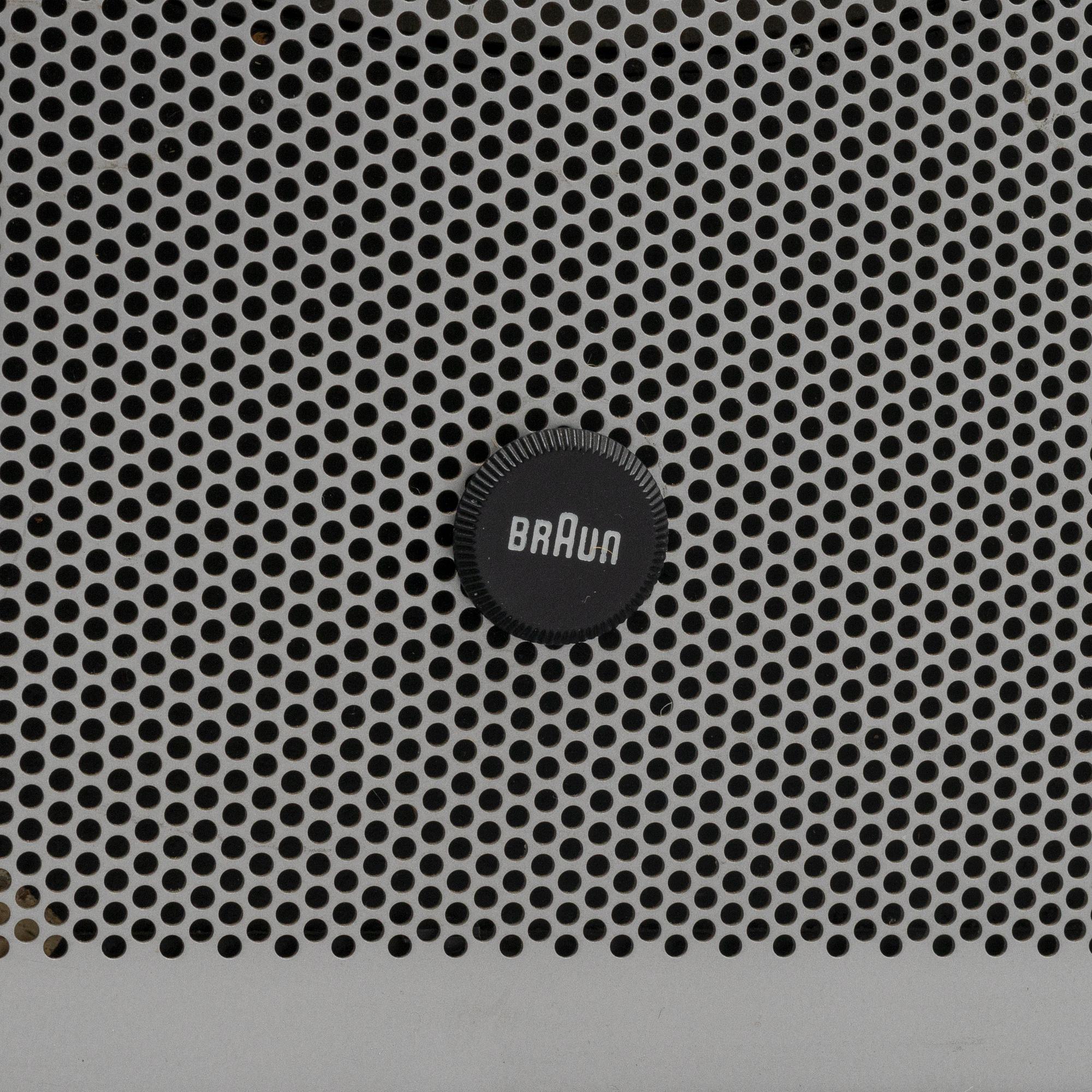Dieter Rams, stereoutrustning, 5 delar, Braun, Tyskland 1970-tal.