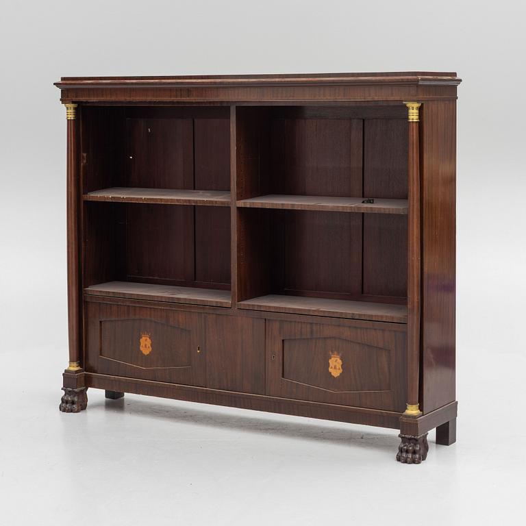 An Empire style book case, 20th century.