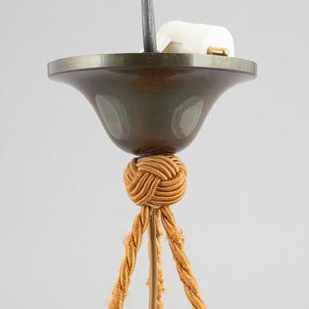 Harald Notini, taklampa, modell "10074", Arvid Böhlmarks Lampfabrik, 1930-tal.