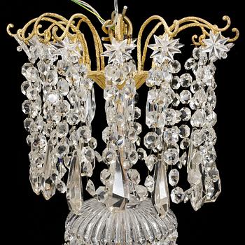 LJUSKRONA, Oscariansk, 1800-talets slut. Höjd ca 145 cm.