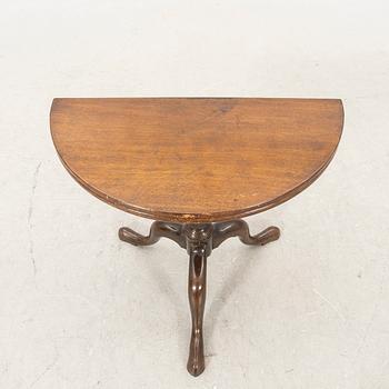 An English Queen Anne mahogany folding table 18th century.