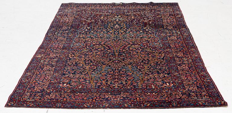 A semi-antique Yesd, south Yesd, c. 206 x 136 cm.