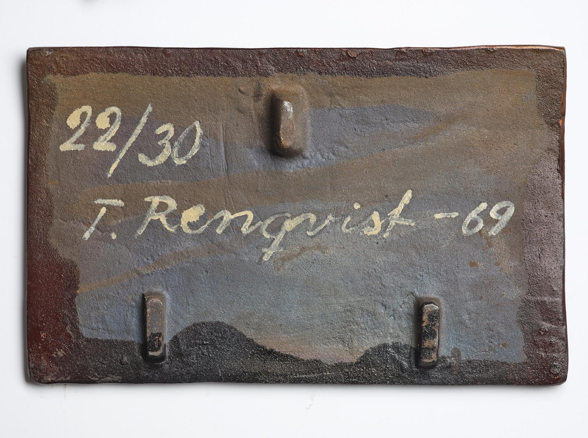 Torsten Renqvist, TORSTEN RENQVIST, signed T. Renqvist, dated -69 and numbered 22/30. 7 parts, cast iron.