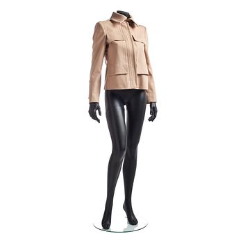 392. GUCCI, a beige wool and cashmere jacket.