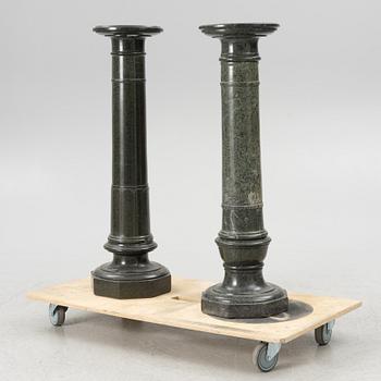 Two Pedestals, around the year 1900.