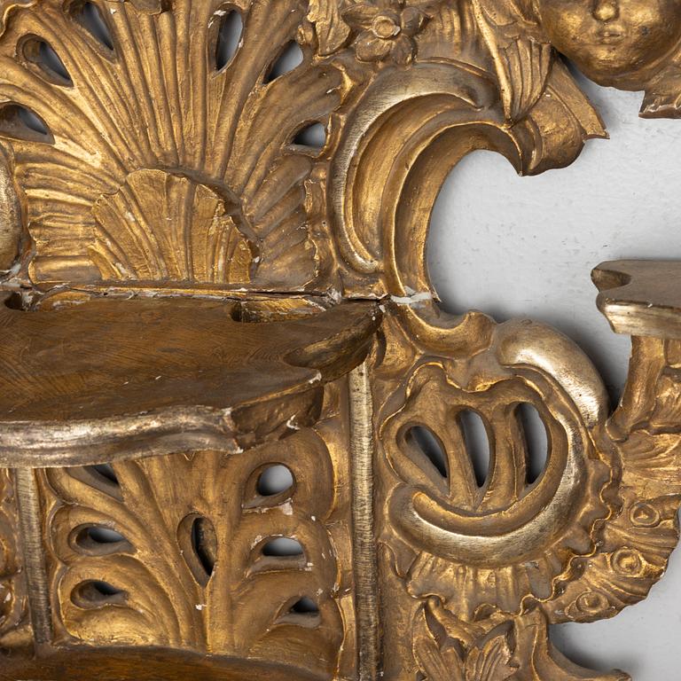 Console shelf, Baroque style. 19th century.