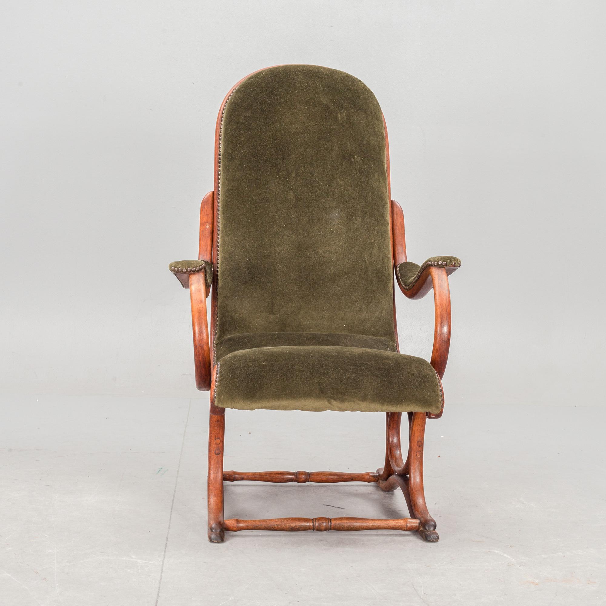 KARMSTOL, märkt Thonet Mundus-Borlava, 1900-talets första hälft.