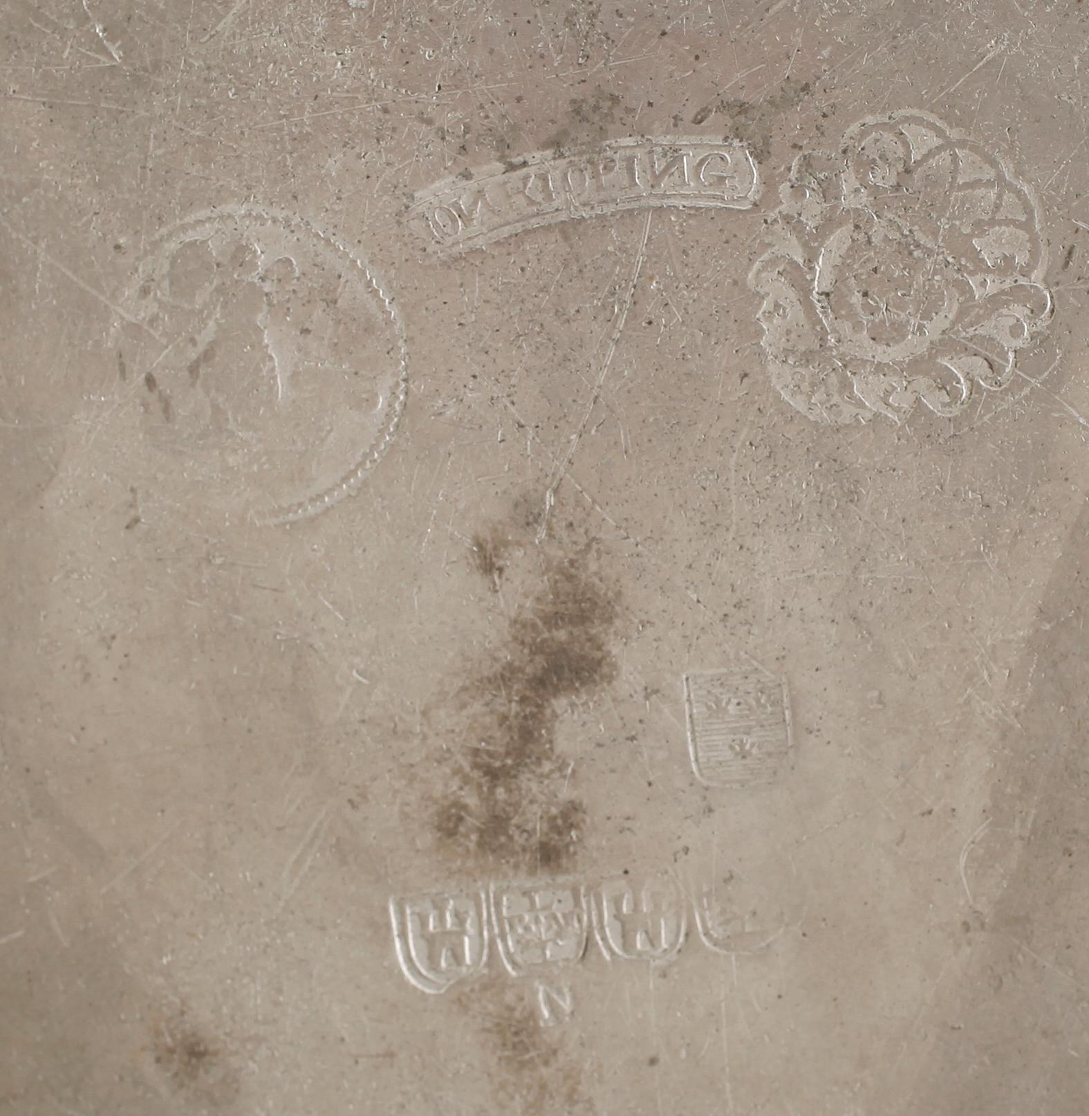 TALLRIKAR, 5 st, tenn, Jönköping, 1700-/1800-tal.