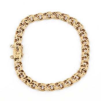 ARMBAND, 18K guld, Sixten Liedberg, Stockholm, 1959. Vikt ca 13,59 g.