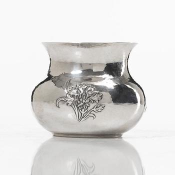 A silver bowl, second half of the 20th century, Norway.