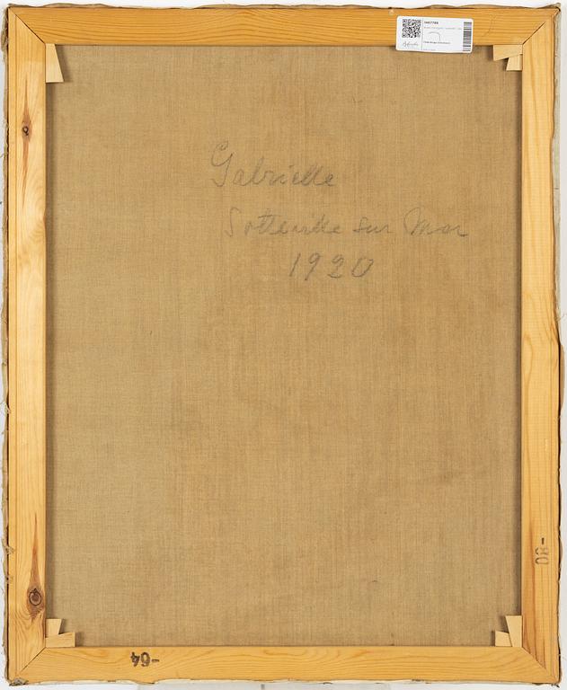 Birger Simonsson, oil on canvas, signed BS.