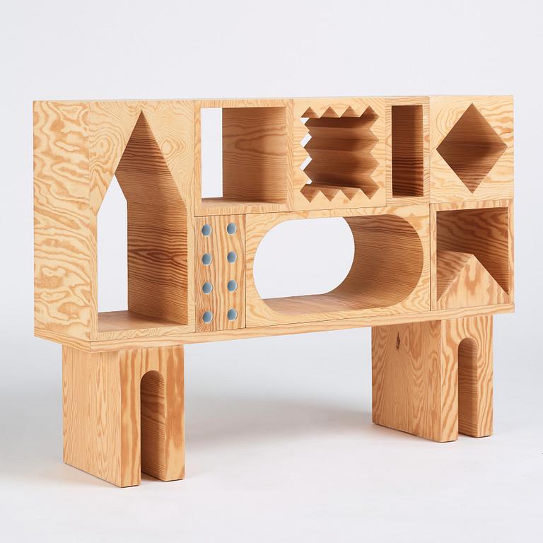 Erik Olovsson, & Kyuhyung Cho, a "Room-collection-shelf", Studio E.O., his own studio, Stockholm 2020.