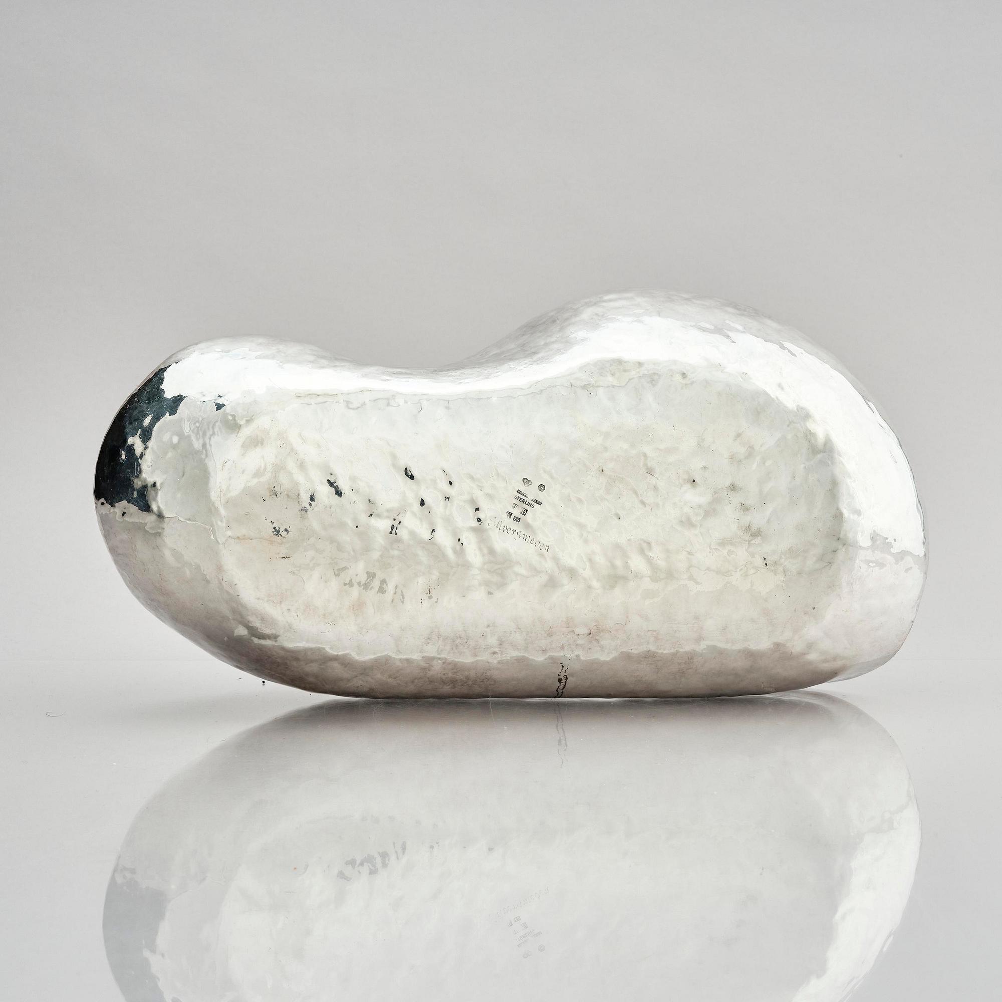 Jörgen Fruergaard, a sterling silver jardiniere/bowl, Norrköping, Sweden 1974.