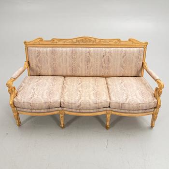 Soffa, empirestil, 1900-talets första hälft.