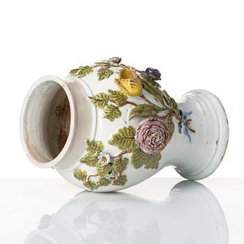 A German faience jar, Hannoversch Münden, 18th Century.