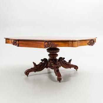 Dining table, Rococo style, first half of the 20th century.