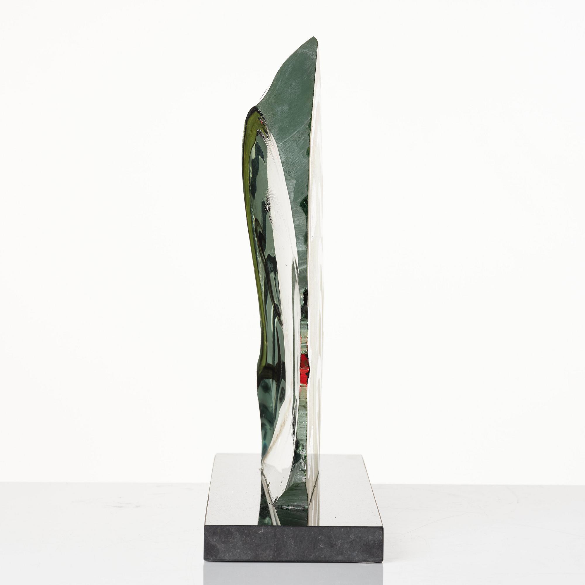 Ulrica Hydman-Vallien, a unique painted glass sculpture 'Marilyn'.