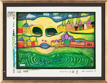 FRIEDENSREICH HUNDERTWASSER, "Look at it on a rainy day (The Regentag Portfolio)".