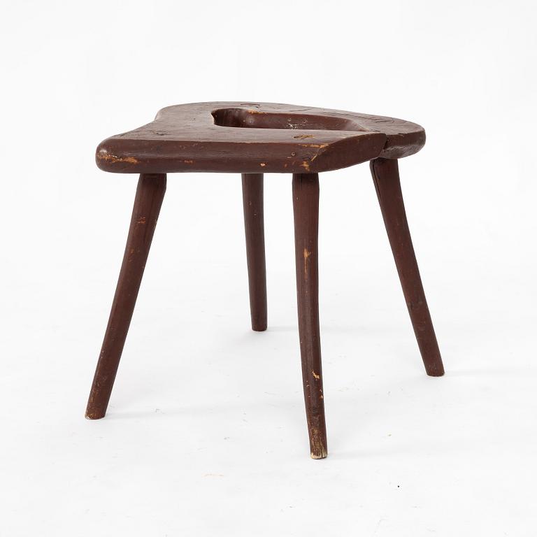A Swedish stool, 19th/early 20th century.