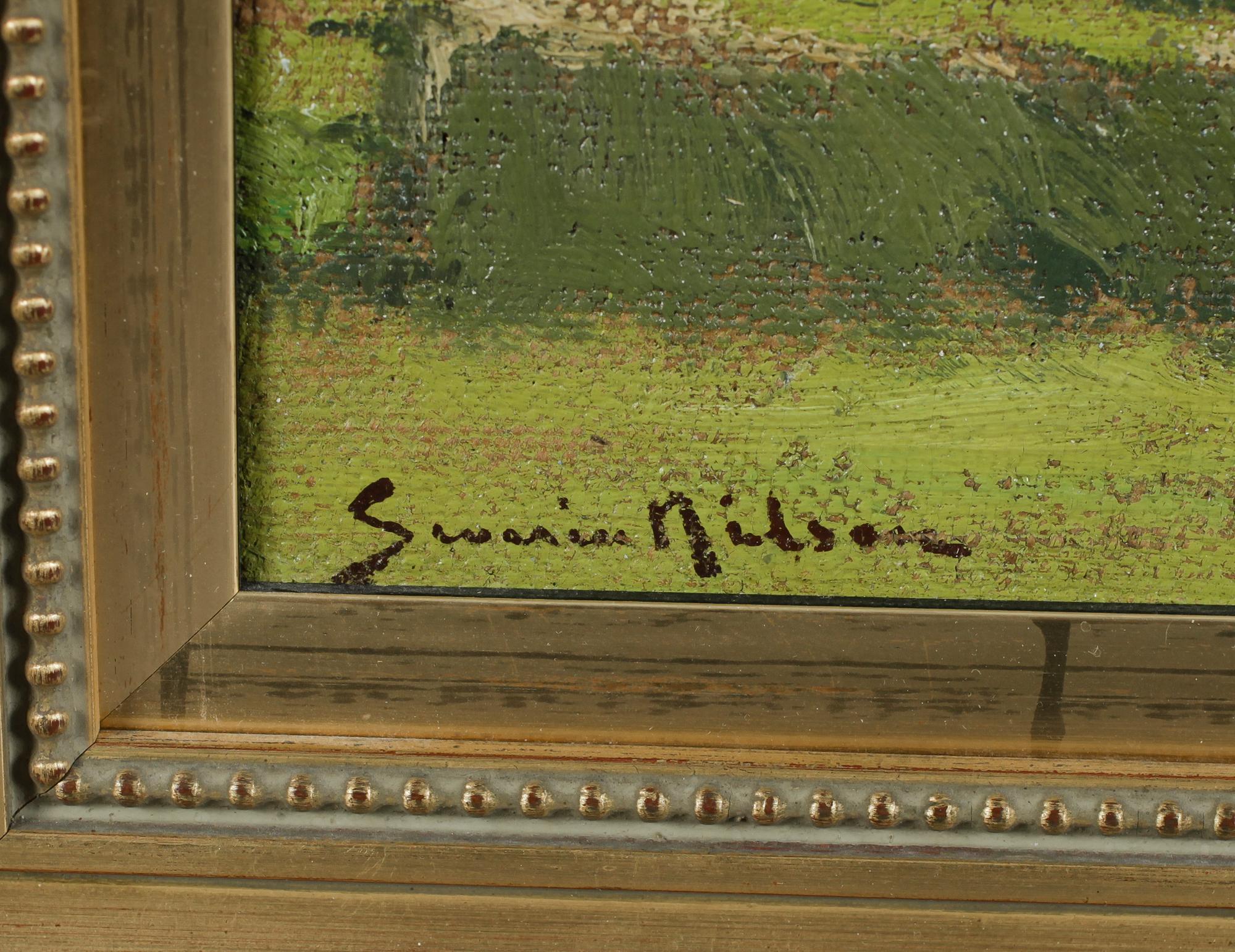 SEVERIN NILSON, olja på duk, signerad.