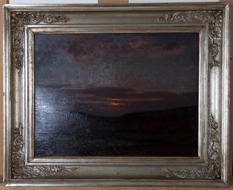 KEMNER, HELGE. Olja på pannå, sign o dat 1924.