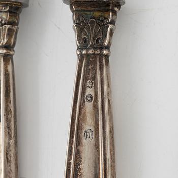 Bestickservis, 68 delar, silver, övervägande W&SS Horsens, Danmark, 1900-tal.
