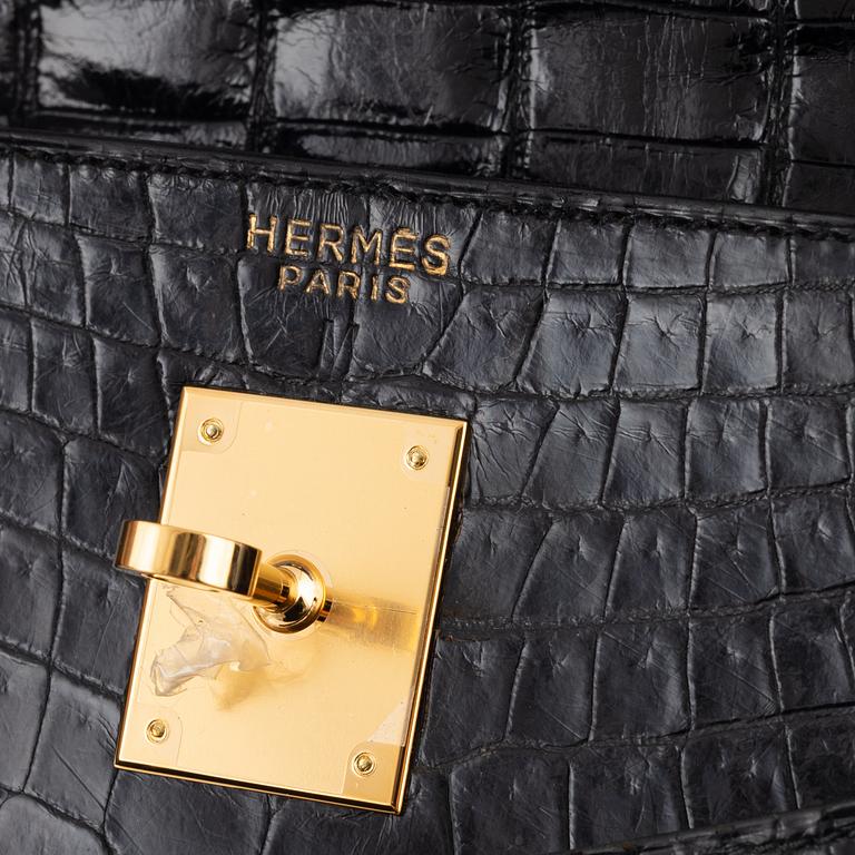 Hermès, väska, "Kelly II Retourne 32", 1950/60-tal.