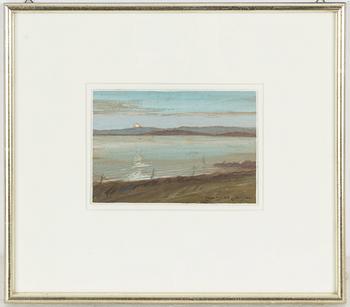 Carl Oscar Borg, Evening Landscape.