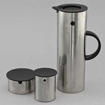 KAFFESERVIS, 3 delar, Erik Magnussen, Stelton, 1900-talets andra hälft.