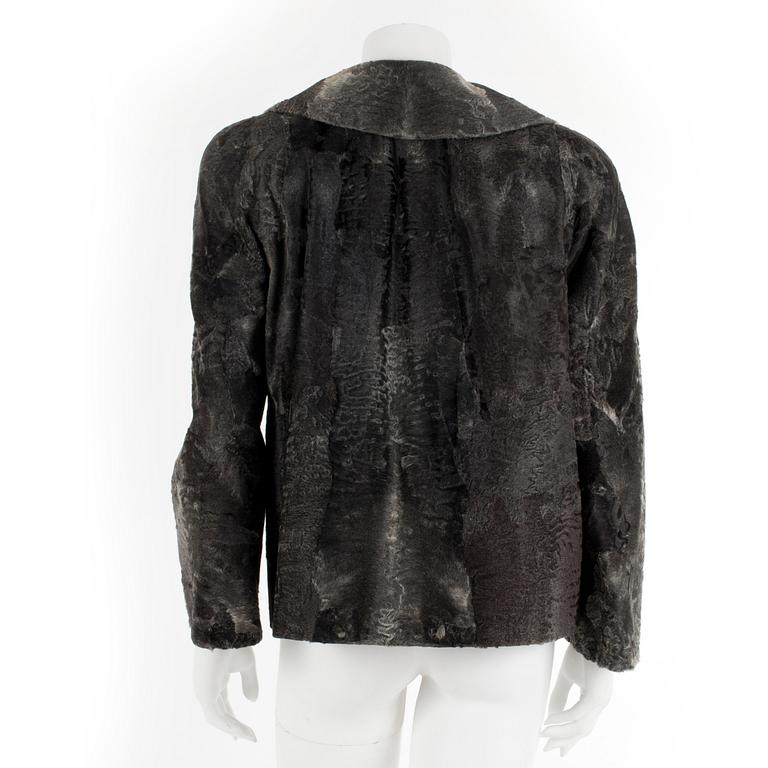 RUNE LANDERT, a grey furjacket from the 1950's/60's.