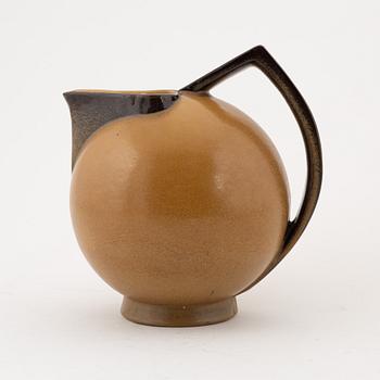 Ewald Dahlskog, a 'model D95' ceramic pitcher, Bo Fajans, Sweden 1935-48.