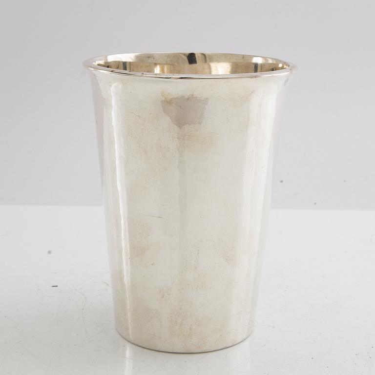 A. Adolfsson, Vase/Cup sterling silver M Holmberg Kalmar 1959.