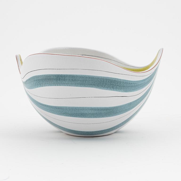 Stig Lindberg, a faience bowl, Gustavsbergs studio.