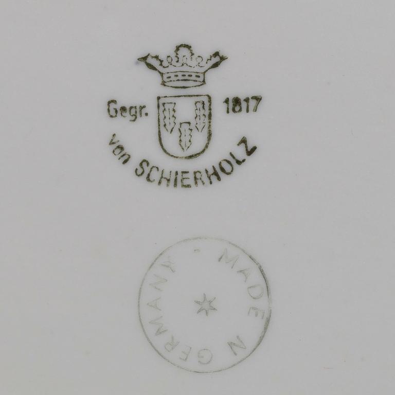 SKÅL, porslin, Schierholz , Tyskland 1900-talets mitt.