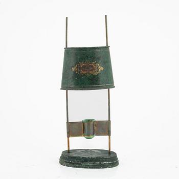 An 19th century table lamp.