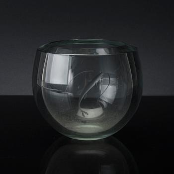 SKÅL, GLAS, Eda glasbruk, 1900-talets mitt.