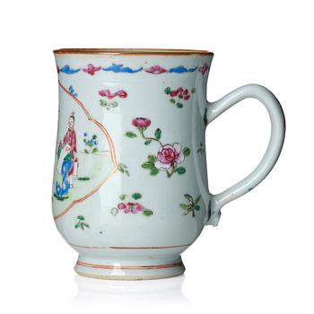 A famille rose jug, Qing dynasty, Qianlong (1736-95).