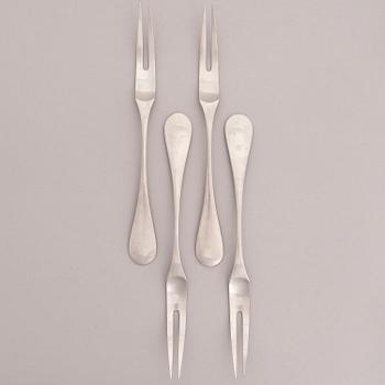 A 28-piece set of 'Mango' steel cutlery by Nanny Still, Hackman Finland 18/8.