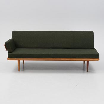 Peter Hvidt & Orla Mølgaard Nielsen, hörnsoffa med bord 3 dlr, "Minerva", France & Daverkosen Danmark 1950-tal.